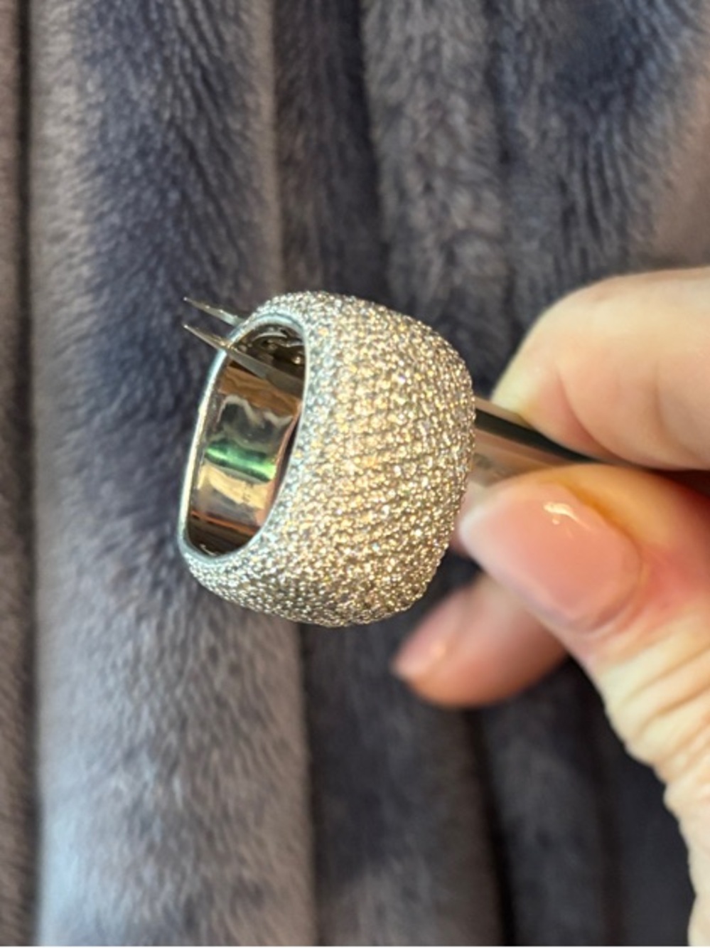 Lafonn Pave Set Ring -EUC-size 7